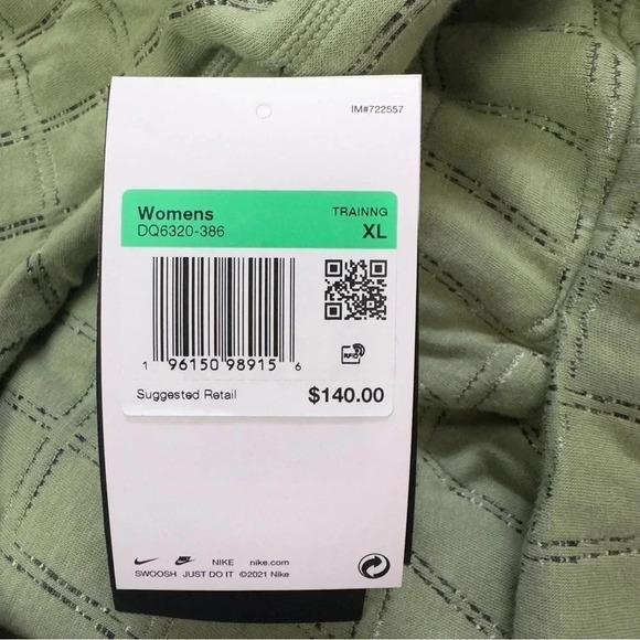 Nike Womens Yoga Therma Fit Jacquard Reversible Oversized Kimono Top XL - Picture 13 of 16